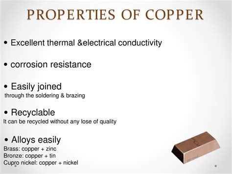 class 2 copper properties.